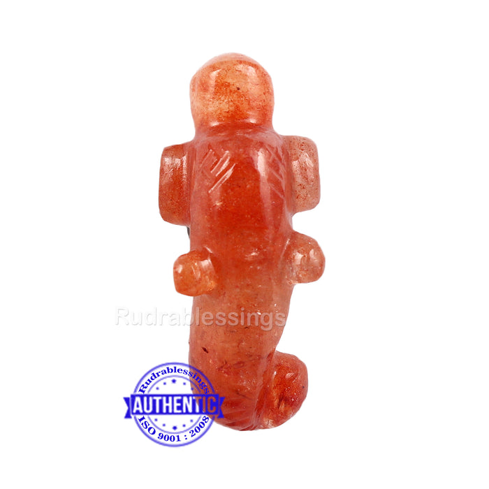 Carnelian Ganesha Carving - 21