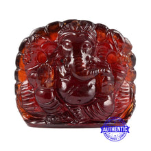 Load image into Gallery viewer, Gomedh / Garnet Ganesha Carving - 2
