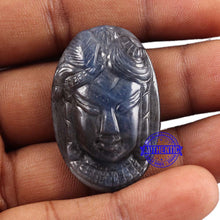 Load image into Gallery viewer, Blue Sapphire Shrinathji Carving - 3
