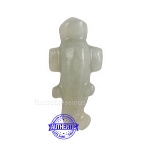 Light Green Aventurine Ganesha Carving - 30