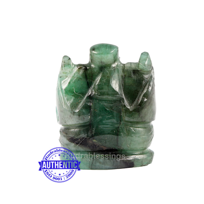 Emerald Ganesha Carving - 36