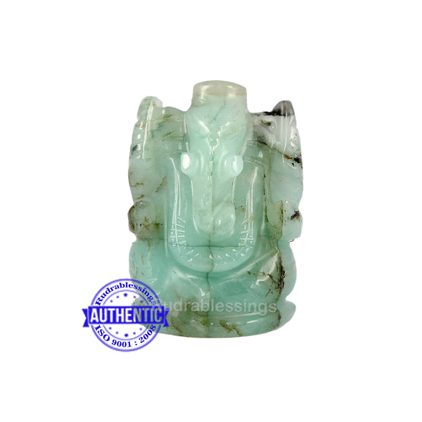 Emerald Ganesha Carving - 37