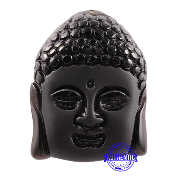 Lava Stone Gautam Buddha Carving - 4