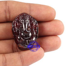 Load image into Gallery viewer, Gomedh / Garnet Ganesha Carving - 8
