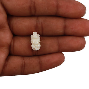 White Coral / Moonga Ganesha - 10