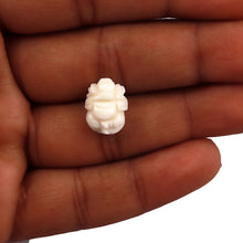 Load image into Gallery viewer, White Coral / Moonga Ganesha - 11
