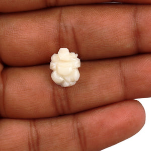 White Coral / Moonga Ganesha - 12