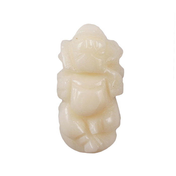 White Coral / Moonga Ganesha - 15
