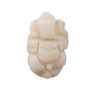 White Coral / Moonga Ganesha - 17