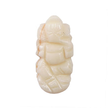 Load image into Gallery viewer, White Coral / Moonga Ganesha - 18
