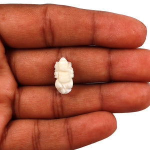 White Coral / Moonga Ganesha - 20