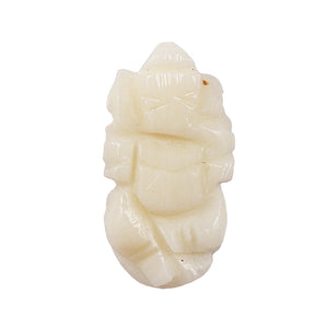 White Coral / Moonga Ganesha - 20