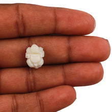 Load image into Gallery viewer, White Coral / Moonga Ganesha - 21

