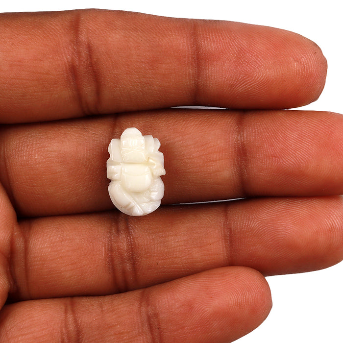 White Coral / Moonga Ganesha - 22
