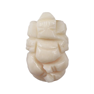White Coral / Moonga Ganesha - 23