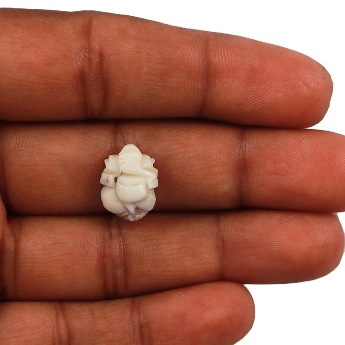 White Coral / Moonga Ganesha - 26