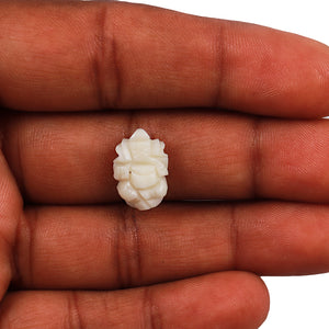 White Coral / Moonga Ganesha - 27