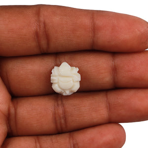White Coral / Moonga Ganesha - 31