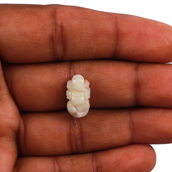 White Coral / Moonga Ganesha - 32