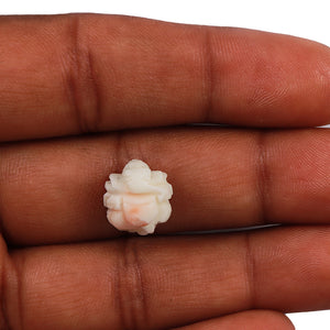 White Coral / Moonga Ganesha - 35
