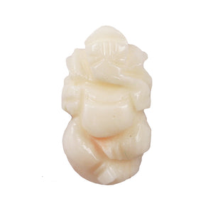 White Coral / Moonga Ganesha - 36