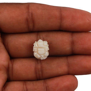 White Coral / Moonga Ganesha - 37