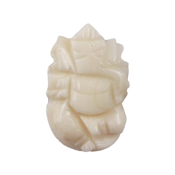 White Coral / Moonga Ganesha - 3