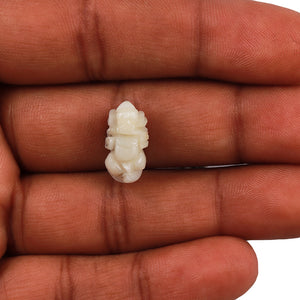 White Coral / Moonga Ganesha - 42