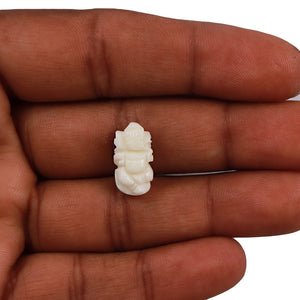 White Coral / Moonga Ganesha - 43