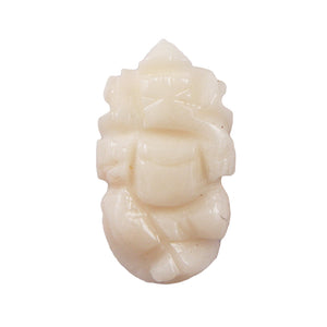 White Coral / Moonga Ganesha - 44
