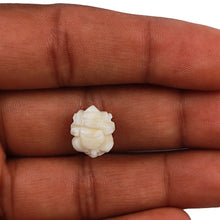Load image into Gallery viewer, White Coral / Moonga Ganesha - 46

