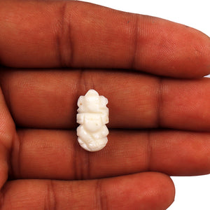 White Coral / Moonga Ganesha - 5