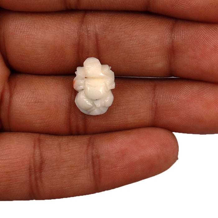 White Coral / Moonga Ganesha - 6