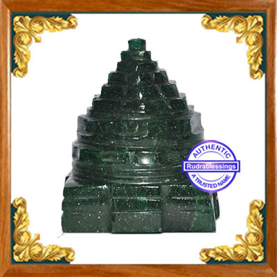 Dark Green Aventurine Shreeyantra - 2