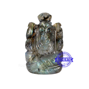 Labradorite Ganesha Statue - 102 A