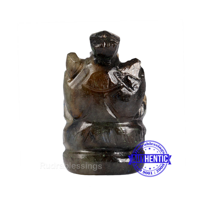 Labradorite Ganesha Statue - 102 C