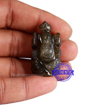 Load image into Gallery viewer, Labradorite Ganesha Statue - 102 F
