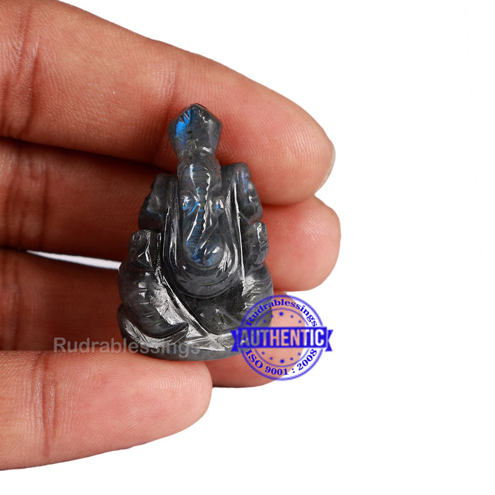 Labradorite Ganesha Statue - 102 i