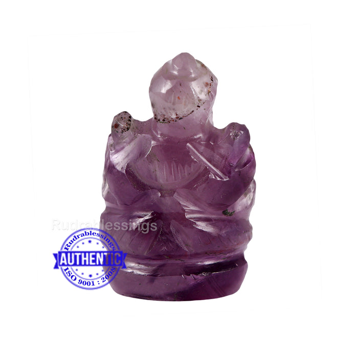 Amethyst Ganesha Statue - 104 C