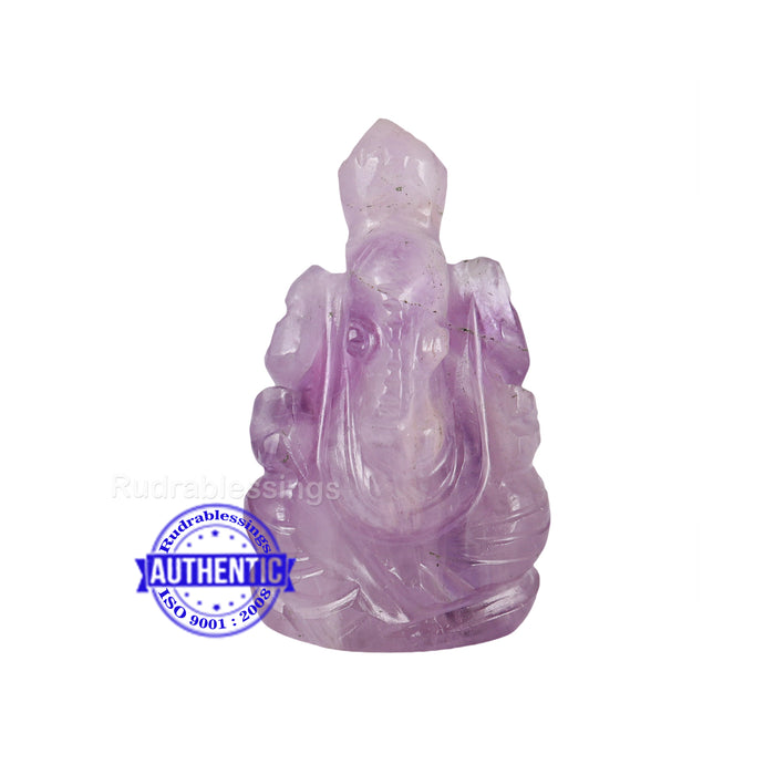 Amethyst Ganesha Statue - 104 D