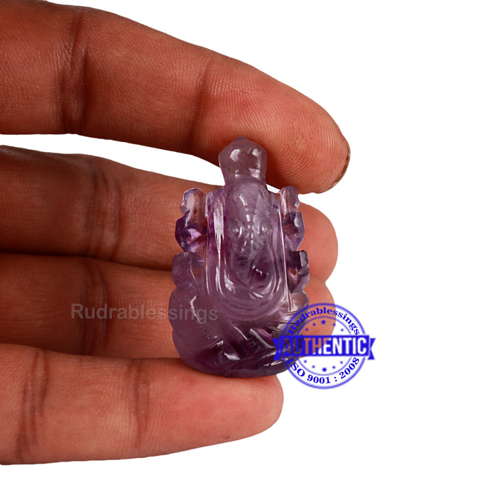 Amethyst Ganesha Statue - 104 E