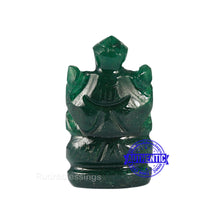 Load image into Gallery viewer, Green Jade Ganesha Statue - 108 E
