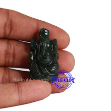 Load image into Gallery viewer, Green Jade Ganesha Statue - 108 L
