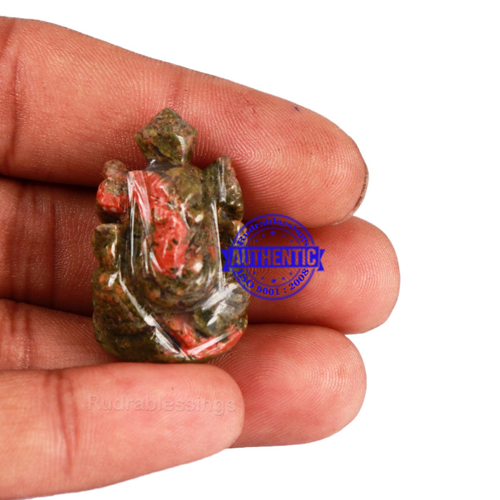 Unakite Ganesha Statue - 109 D