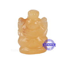 Load image into Gallery viewer, Yellow Agate Ganesha Statue - 110 G
