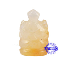 Load image into Gallery viewer, Yellow Agate Ganesha Statue - 110 J
