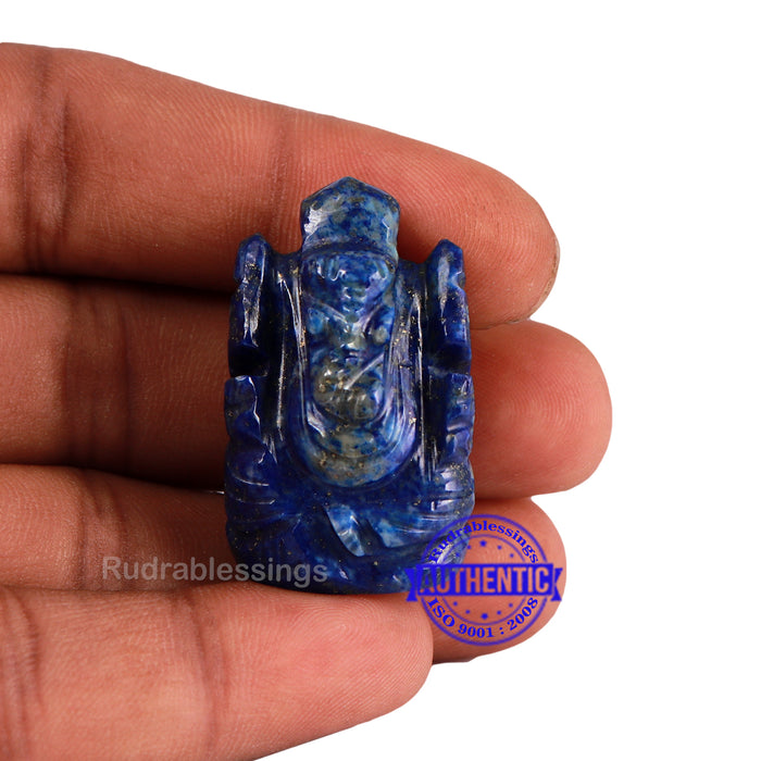 Lapis Lazuli Ganesha Statue - 25 A