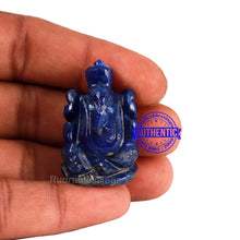 Load image into Gallery viewer, Lapis Lazuli Ganesha Statue - 25 D
