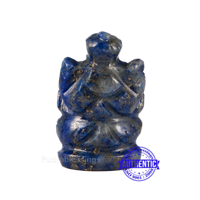Lapis Lazuli Ganesha Statue - 25 G