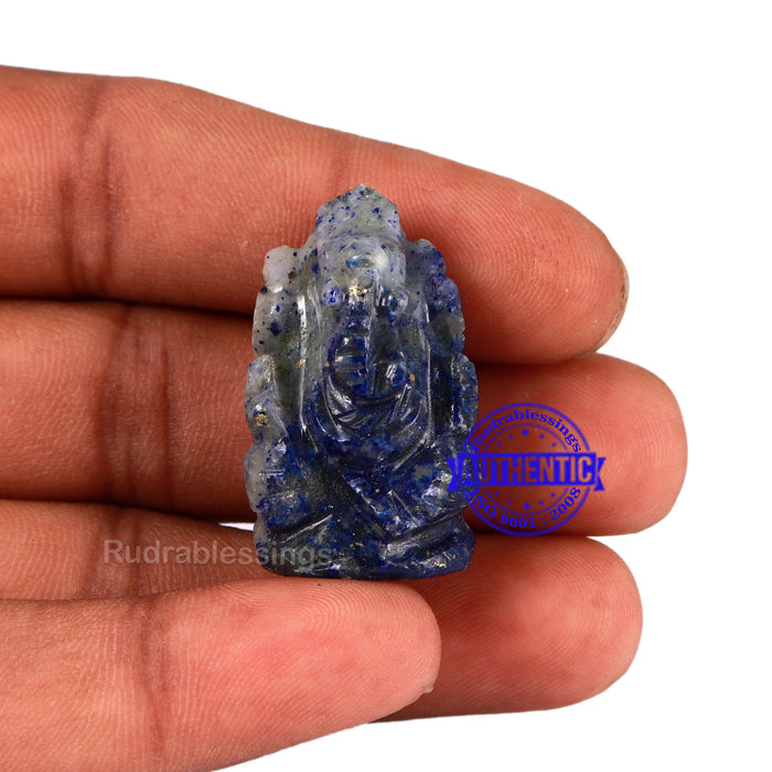 Lapis Lazuli Ganesha Statue - 25 i
